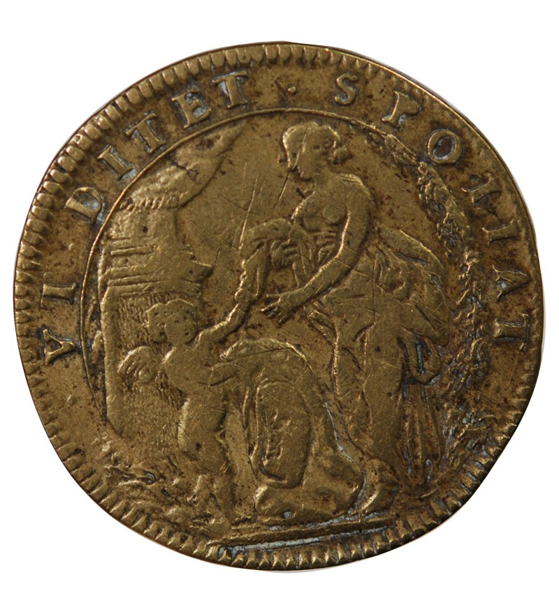 AMOUR ET MARIAGE - JETON LAITON 1665