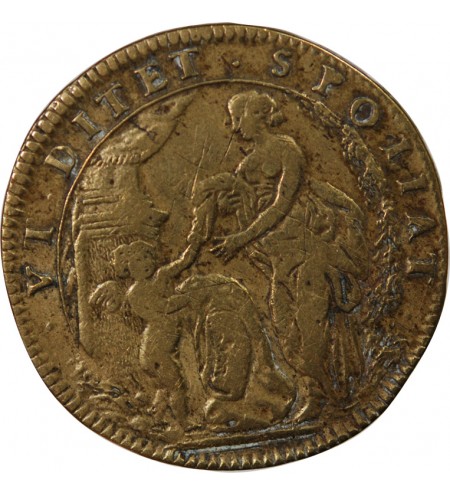 AMOUR ET MARIAGE - JETON LAITON 1665