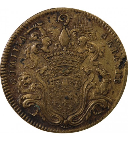 ETATS D'ARTOIS, LOUIS XV - JETON LAITON - Emission de 1756
