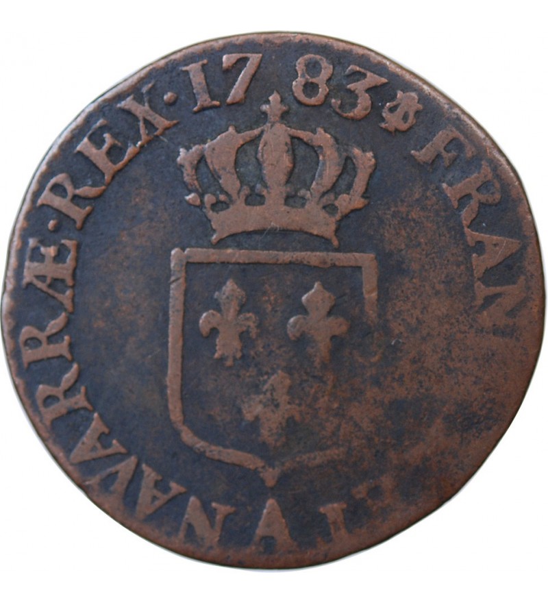 LOUIS XVI - 1/2 SOL 1783 A PARIS