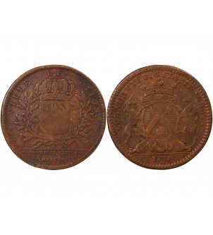 MAIRE DE DIJON, ETIENNE BAUDINET – JETON CUIVRE 1727 2