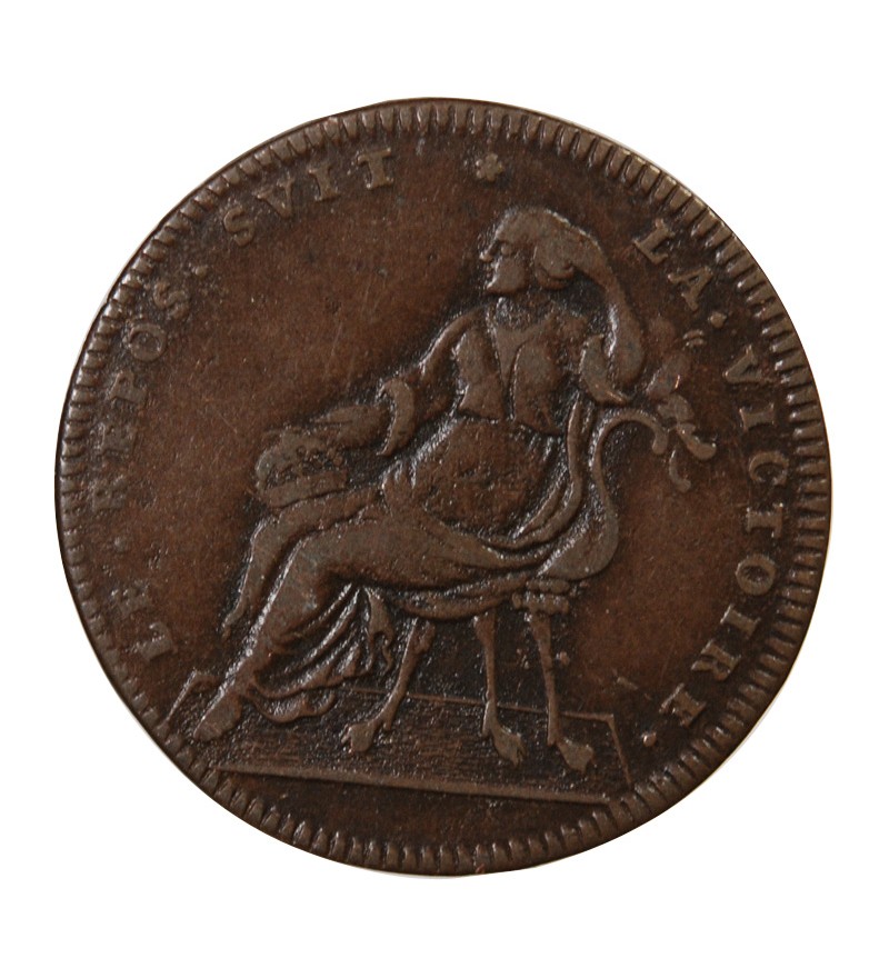 NUREMBERG, LOUIS XIV - JETON CUIVRE - PAIX DE RATISBONNE