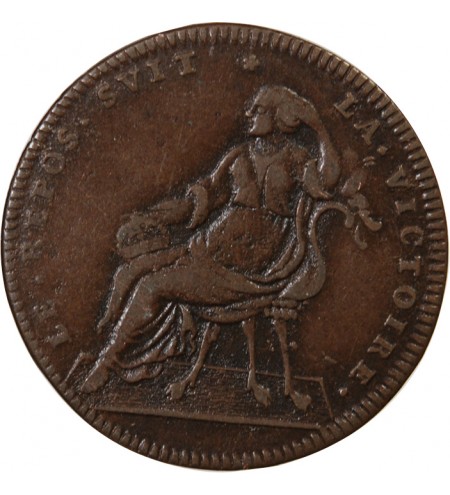 NUREMBERG, LOUIS XIV - JETON CUIVRE - PAIX DE RATISBONNE