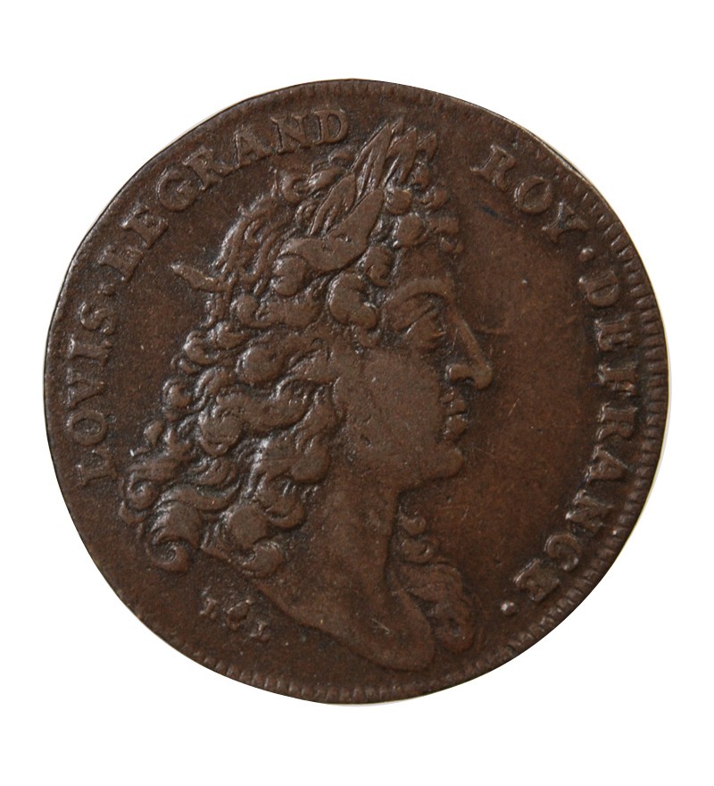 NUREMBERG, LOUIS XIV - JETON CUIVRE - PAIX DE RATISBONNE