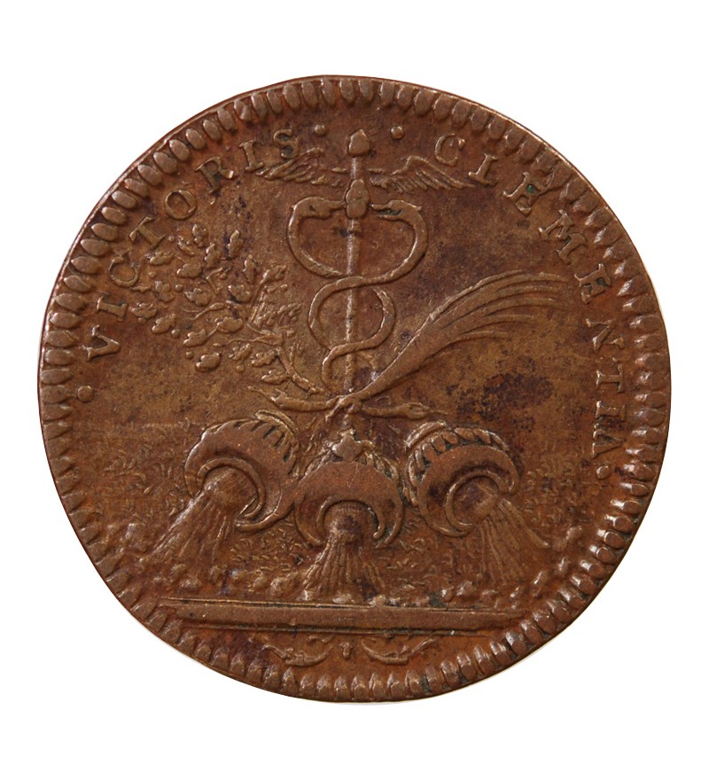 NUREMBERG, LOUIS XIV - JETON CUIVRE - PRISE DE CONDÉ