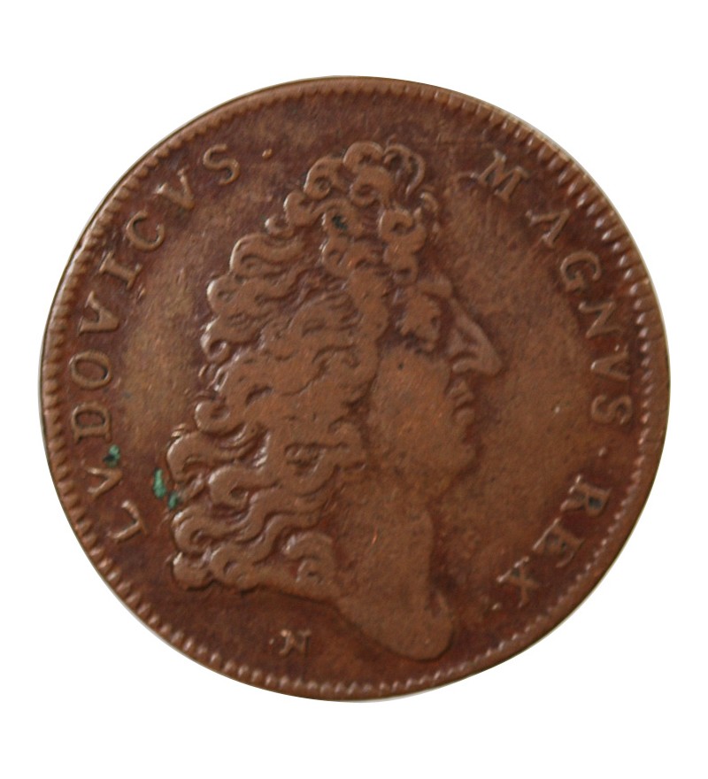 NUREMBERG, LOUIS XIV - JETON CUIVRE - PRISE DE CONDÉ