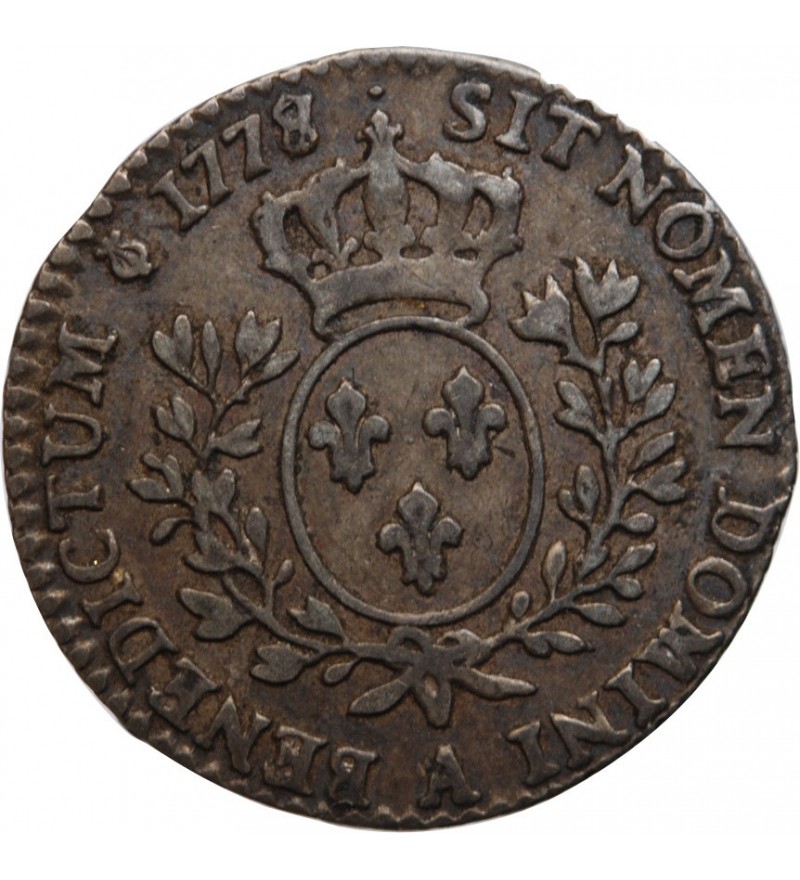LOUIS XVI - 1/10 ECU 1778 A PARIS