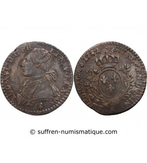 LOUIS XVI - 1/10 ECU 1782 A PARIS
