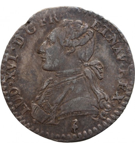 LOUIS XVI - 1/10 ECU 1782 A PARIS