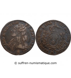 LOUIS XVI - 1/10 ECU 1783 A PARIS