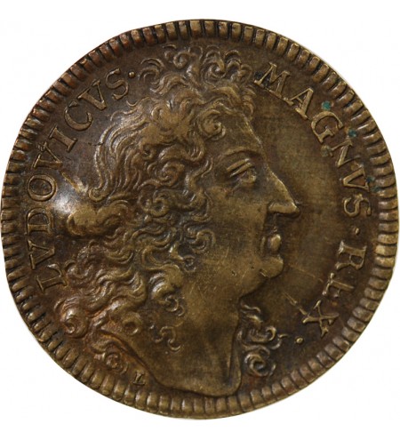 TRESOR ROYAL, LOUIS XIV - JETON CUIVRE