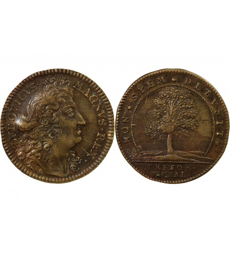 TRESOR ROYAL, LOUIS XIV - JETON CUIVRE