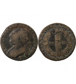 LOUIS XVI, CONSTITUTION - 12 DENIERS 1792 T NANTES 2