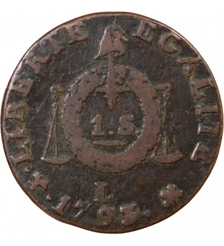 REVOLUTION FRANCAISE, CONVENTION - SOL AUX BALANCES 1793 L BAYONNE