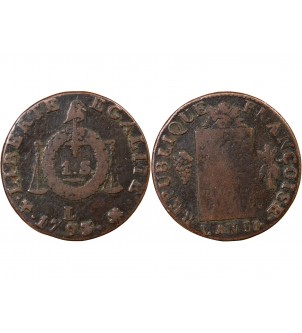 REVOLUTION FRANCAISE, CONVENTION - SOL AUX BALANCES 1793 L BAYONNE 2