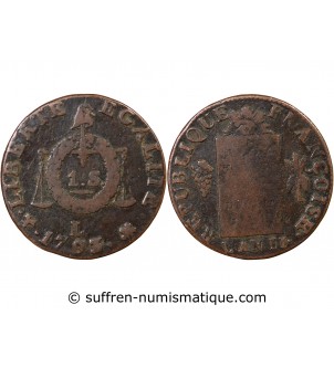 REVOLUTION FRANCAISE, CONVENTION - SOL AUX BALANCES 1793 L BAYONNE