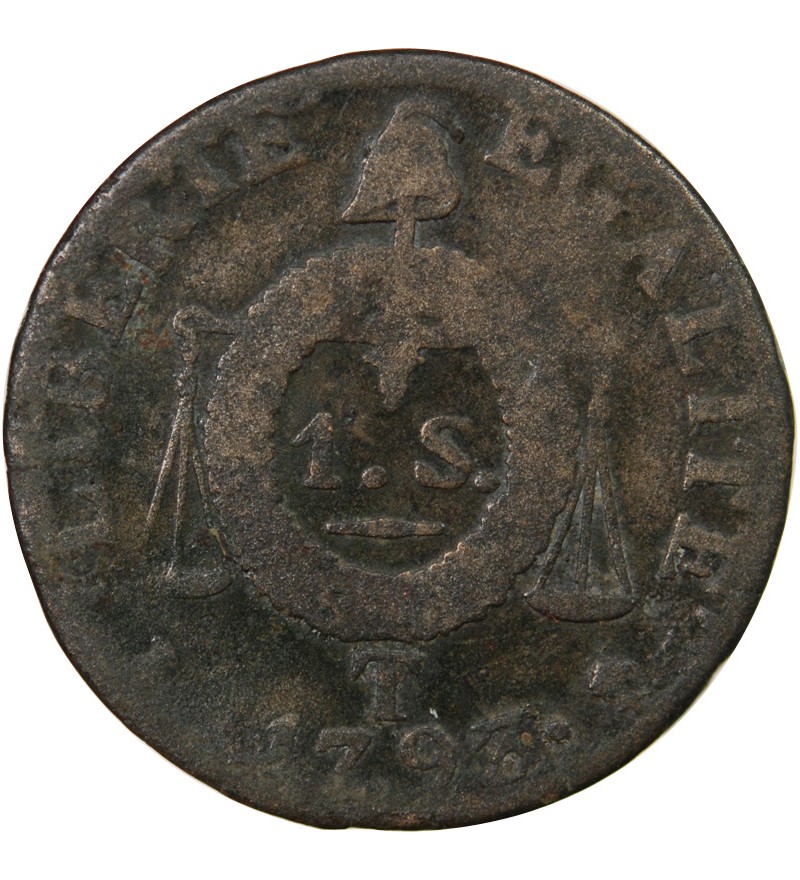 REVOLUTION FRANCAISE, CONVENTION - SOL AUX BALANCES 1793 T NANTES