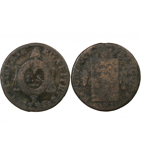 REVOLUTION FRANCAISE, CONVENTION - SOL AUX BALANCES 1793 T NANTES