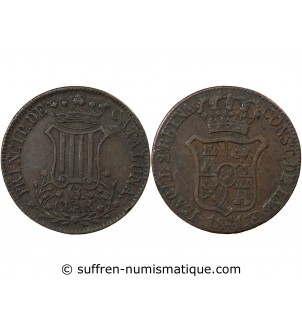 ESPAGNE, PRINCIPAUTE DE CATALOGNE - 6 CUARTOS 1841
