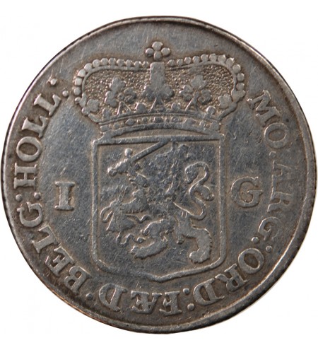 PAYS-BAS - 1 GULDEN ARGENT 1764