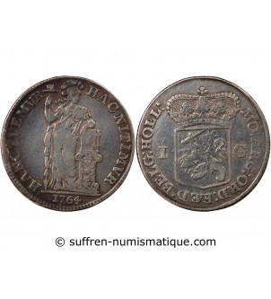PAYS-BAS - 1 GULDEN ARGENT 1764