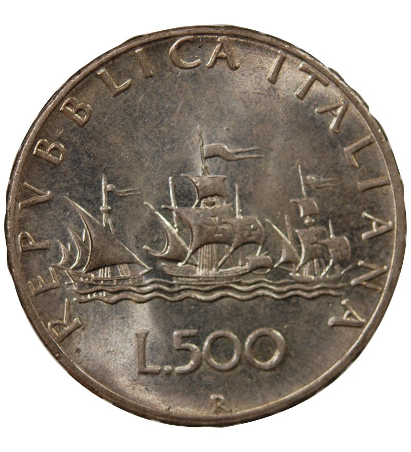 ITALIE - 500 LIRE ARGENT 1966 R ROME