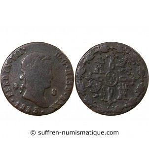 ESPAGNE, FERDINAND VII - 8 MARAVEDIS 1833