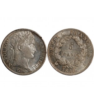 5 FRANCS NAPOLEON I  1810 A PARIS 2