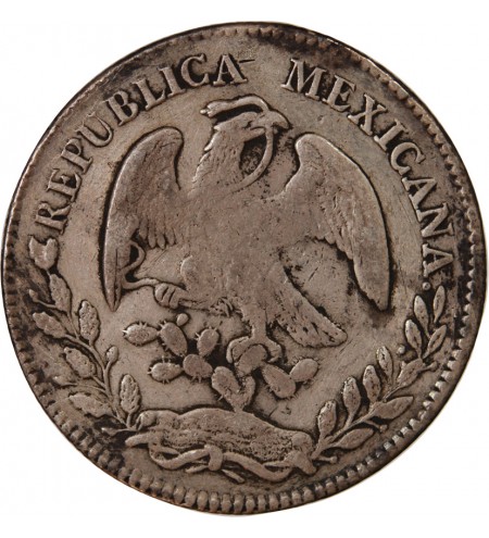 MEXIQUE - 8 REALES ARGENT 1875 Do CM