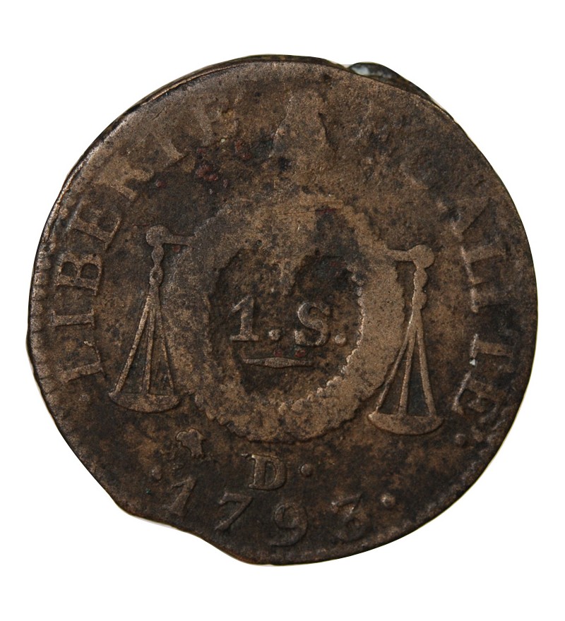 REVOLUTION FRANCAISE, CONVENTION - SOL AUX BALANCES 1793 D. DIJON