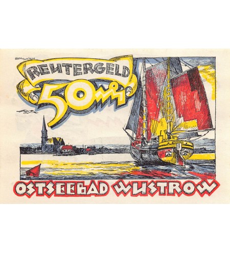 ALLEMAGNE, WUSTROW - 50 PFENNIG 1922