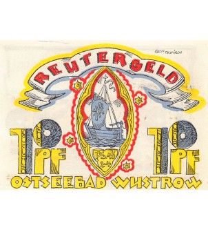 ALLEMAGNE, WUSTROW - 10 PFENNIG 1922 2