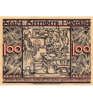 ALLEMAGNE, STERNBERG - 100 PFENNIG 1922