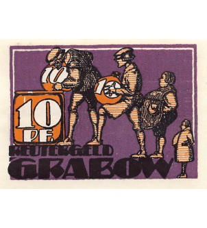 ALLEMAGNE, GRABOW - 10 PFENNIG 1921 2