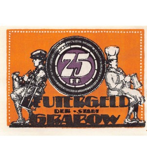 ALLEMAGNE, GRABOW - 25 PFENNIG 1921 2