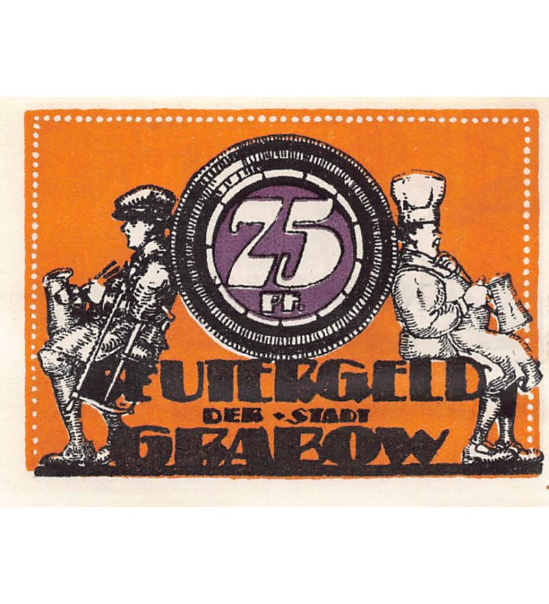 ALLEMAGNE, GRABOW - 25 PFENNIG 1921