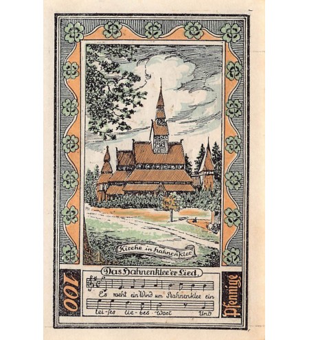 ALLEMAGNE, BOCKSWIESE - 100 PFENNIG 1922