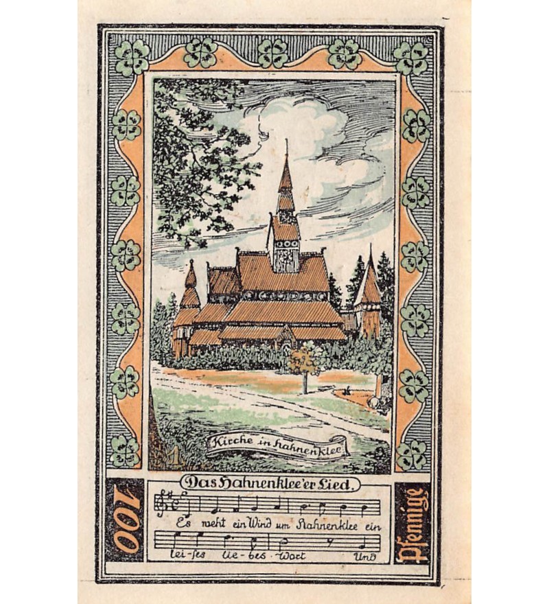 ALLEMAGNE, BOCKSWIESE - 100 PFENNIG 1922