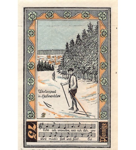 ALLEMAGNE, BOCKSWIESE - 75 PFENNIG 1922