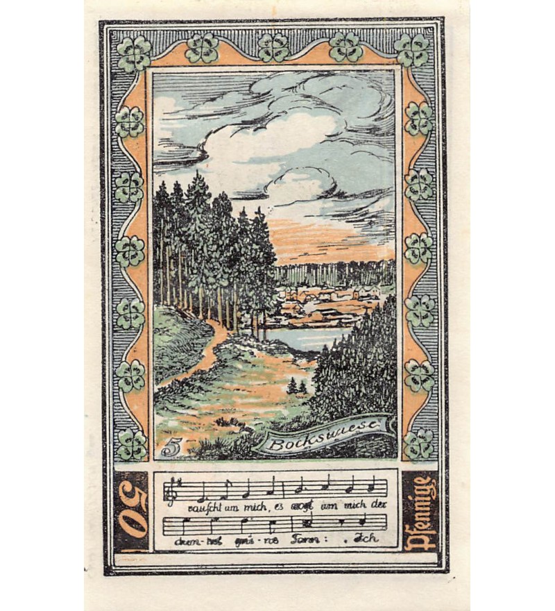 ALLEMAGNE, BOCKSWIESE - 50 PFENNIG 1922