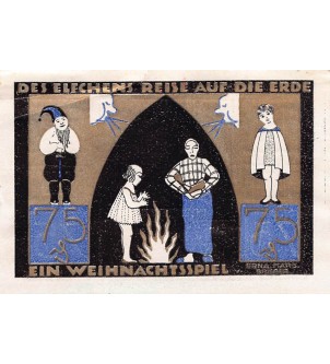 ALLEMAGNE, HAMBURG - 75 PFENNIG 1921