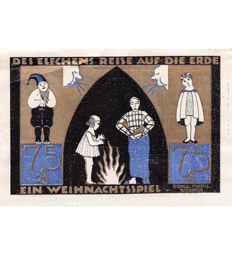 ALLEMAGNE, HAMBURG - 75 PFENNIG 1921