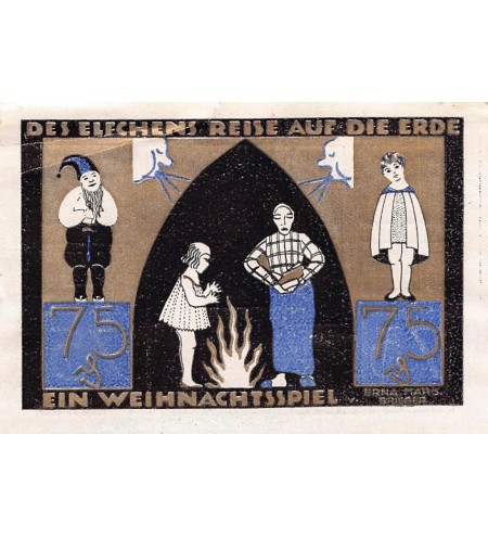 ALLEMAGNE, HAMBURG - 75 PFENNIG 1921