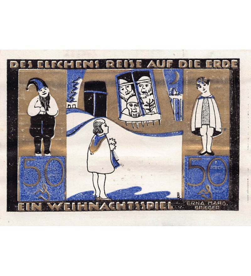 ALLEMAGNE, LANGELN - 50 PFENNIG 1921