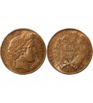 10 FRANCS OR CERES 1899 A PARIS 2