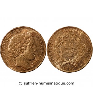 10 FRANCS OR CERES 1899 A PARIS