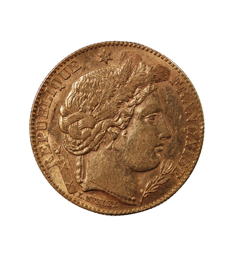 CERES ﻿- 10 FRANCS OR 1896 A PARIS﻿