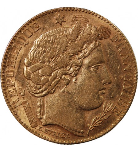CERES ﻿- 10 FRANCS OR 1896 A PARIS﻿