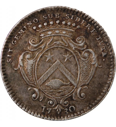 MAIRE DE NANTES, RENÉ LERAY, SIEUR DU FUMET – JETON ARGENT 1730 F.8907