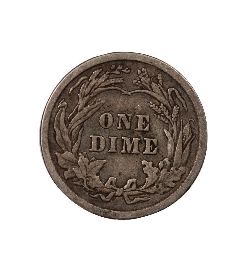 USA - 10 CENTS ARGENT "Barber Dime" 1911 PHILADELPHIE